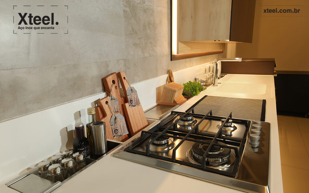 Canal Organizador - Xteel design em aco inox 304